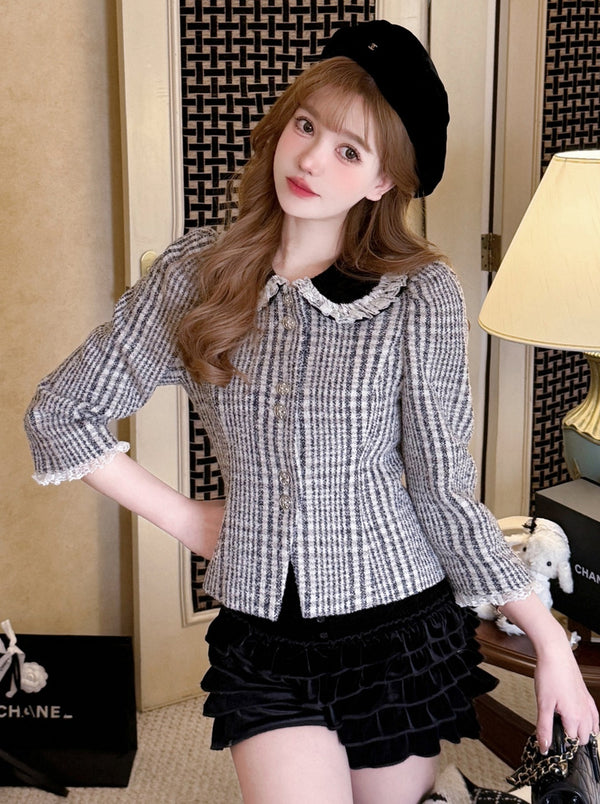 French Wool Bel Beder Short Jacket