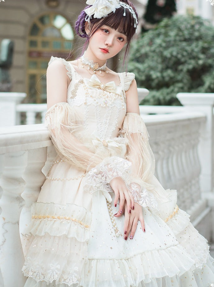 Fée blanche pure Retro Elegant Clarolita