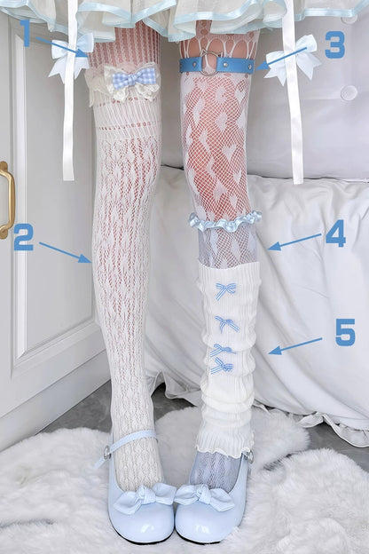 Tiramisu Layer Stockings + Lace + Socks + Leg Warmers + Leg Ring
