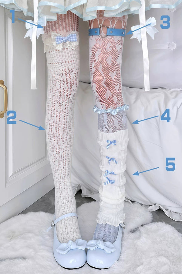 Tiramisu Layer Stockings + Lace + Socks + Leg Warmers + Leg Ring