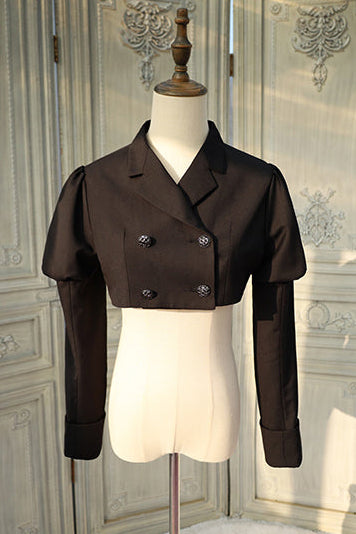 [Précommande jusqu'au 28 novembre] Sombre Night Poem Élégante chemise blanche foncée, robe, veste + Ensemble complet + Accessoires