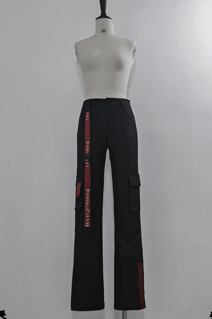 Wasteland Techwear Slim-Fit Pants+Leg warmers