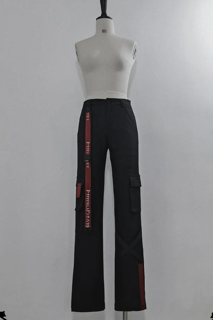 Wasteland Techwear Slim-Fit Pants+Leg warmers