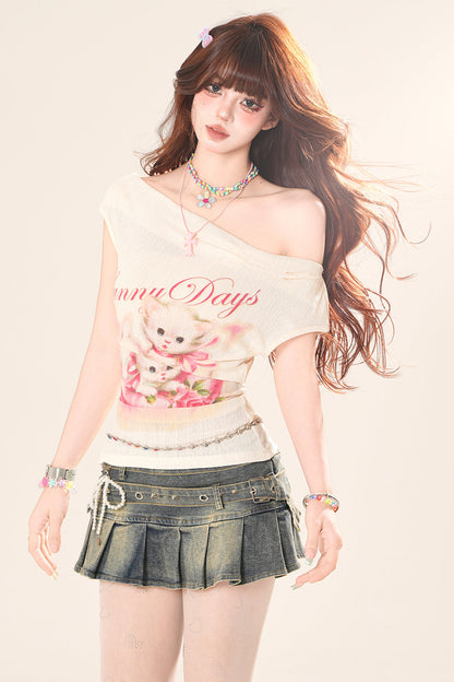 Strapless Sweet Girly Top