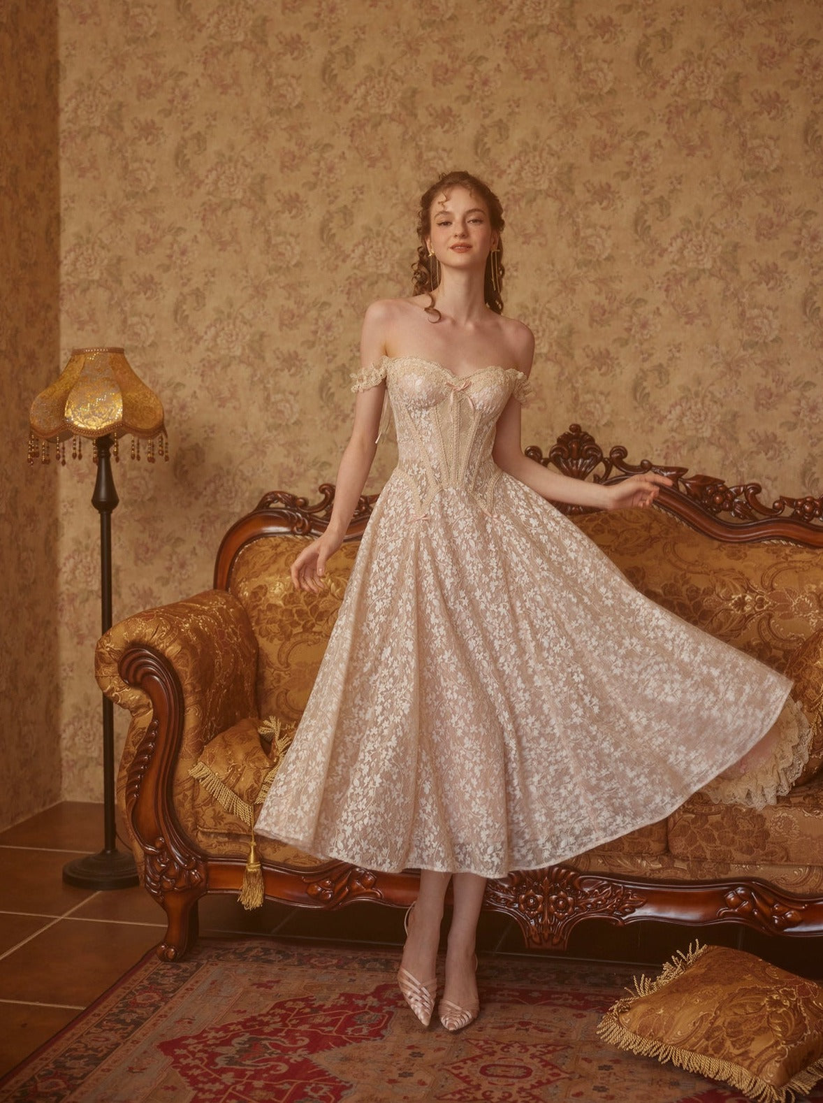 Retro Sweet Elegant Long Dress