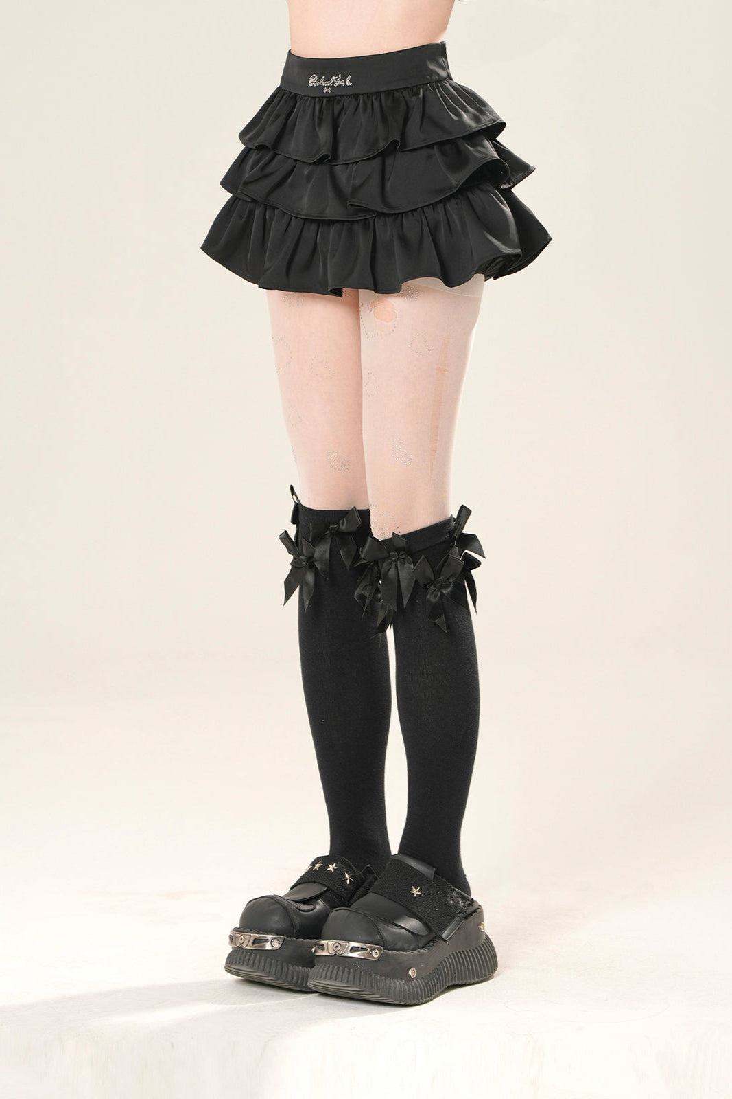 フワワハイウエストミニスカート