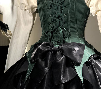 【12月3日予約締切】inverted spell contract ダークゴシックウィッチドレスフルセット＋シャツ＋ベスト＋スカート