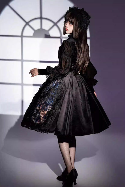 [Reservation deadline on October 15] Color Window Classical Elegant Gothic Lolita Dress/Shirt/Apron