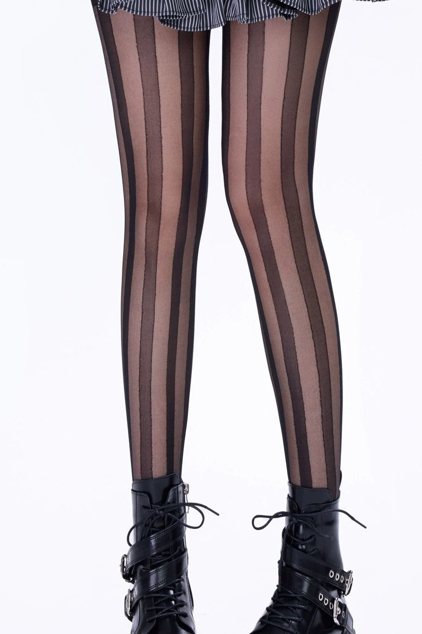 ゴシックバーチカルストライプタイツ