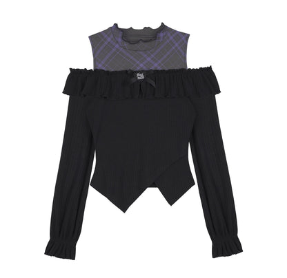 Whispers of Dark Petals Top