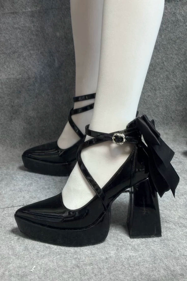 エレガントゴシックロリータヒール