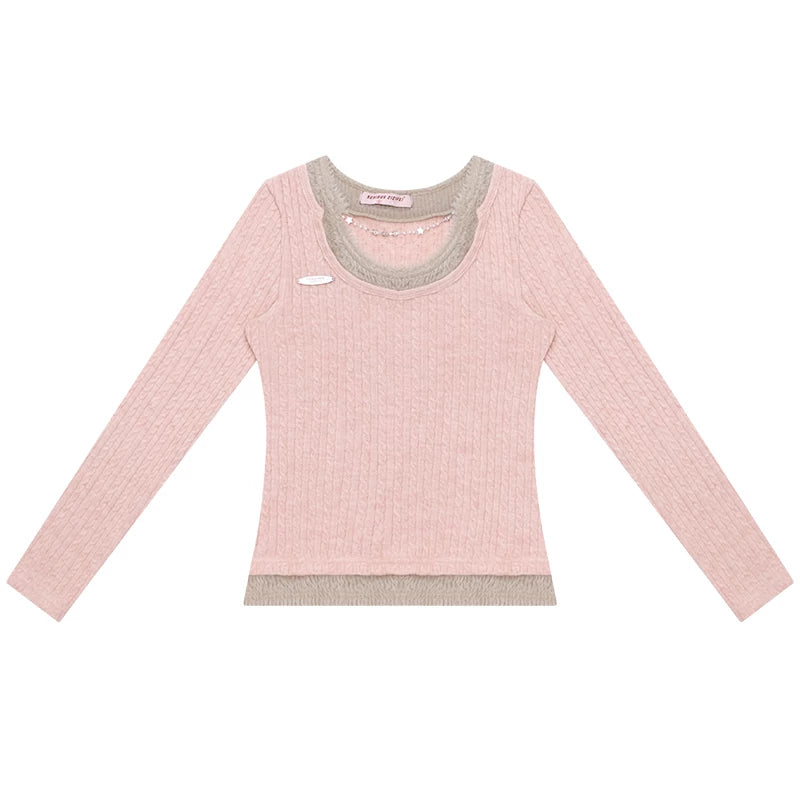 American Retro Slim Tops