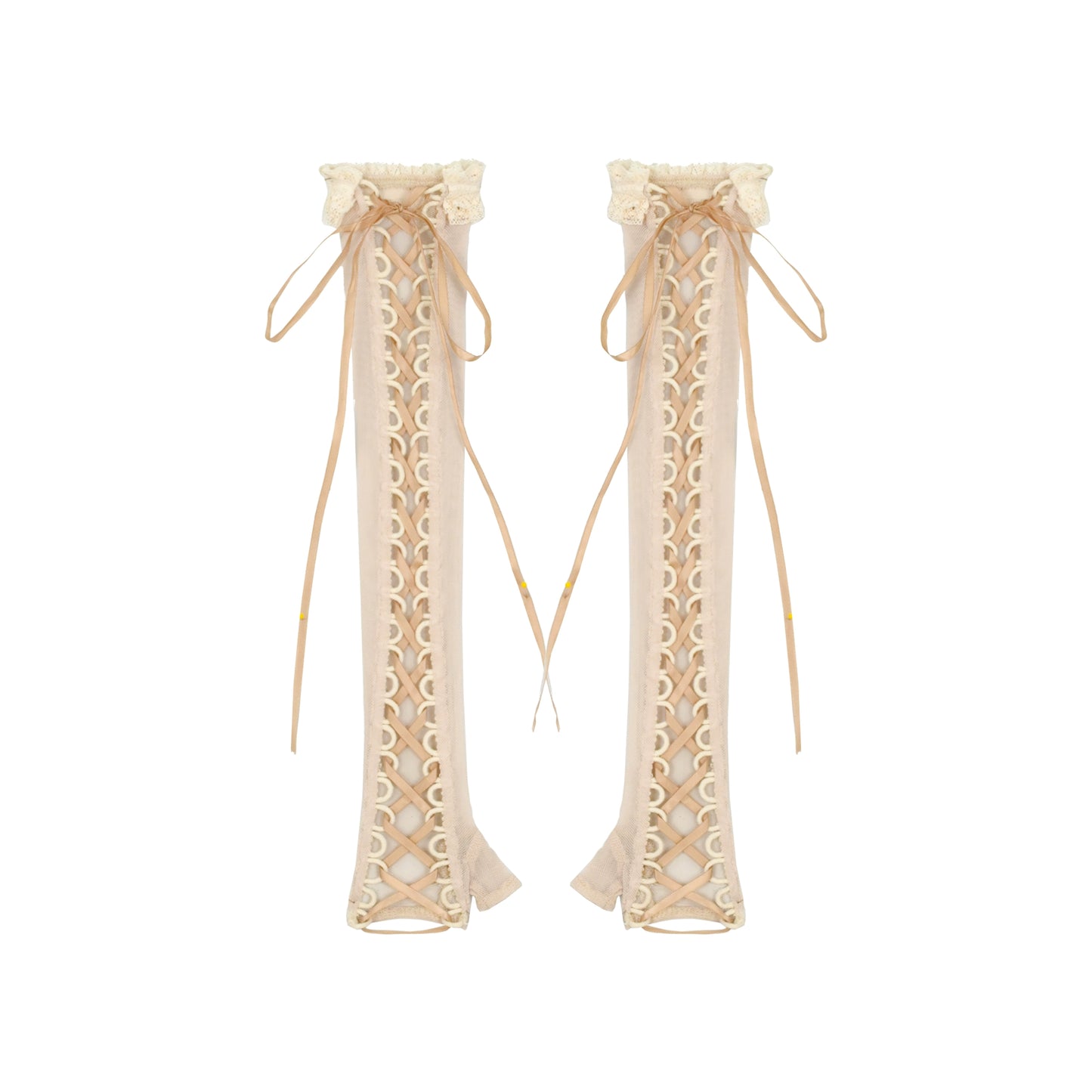 Edwardian Elegant One Shoulder Puff Sleeve Top + Leg Covers