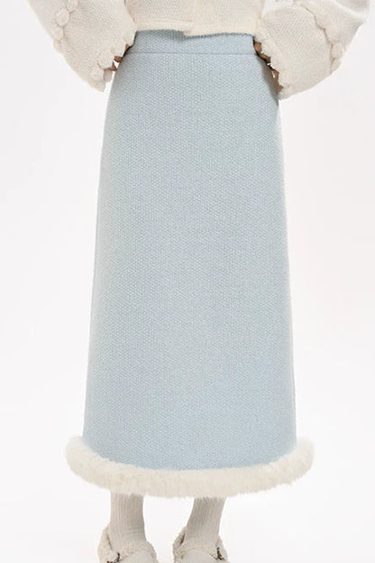 スウィートプラッシュエッジエーラインスカート