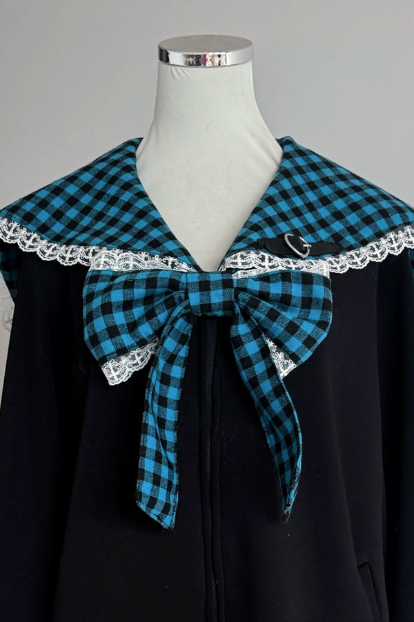 電波チェックセーラートップス