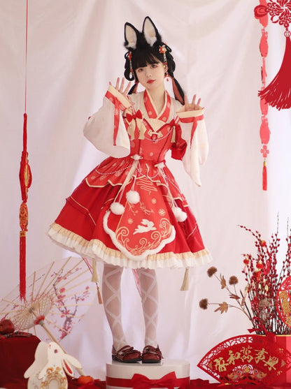 Mao Hare Shun Mei Summer Chinese Lolita Dress