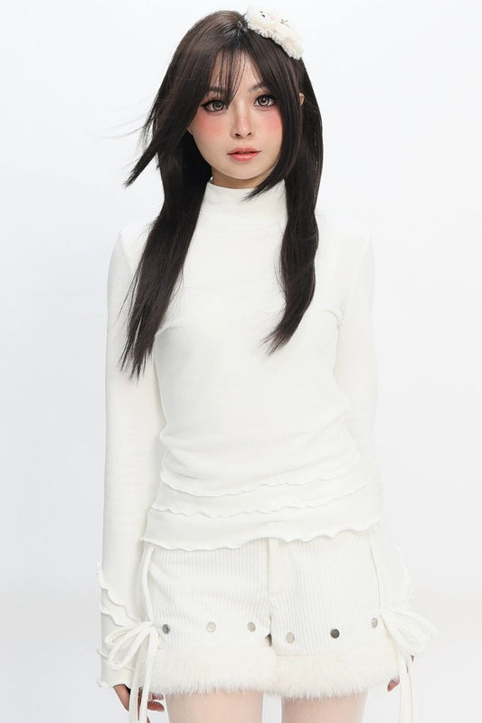 クラウドマーメイドベルベットトップス