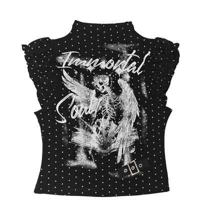 Decadent Angel Punk Ruffle T-Shirt