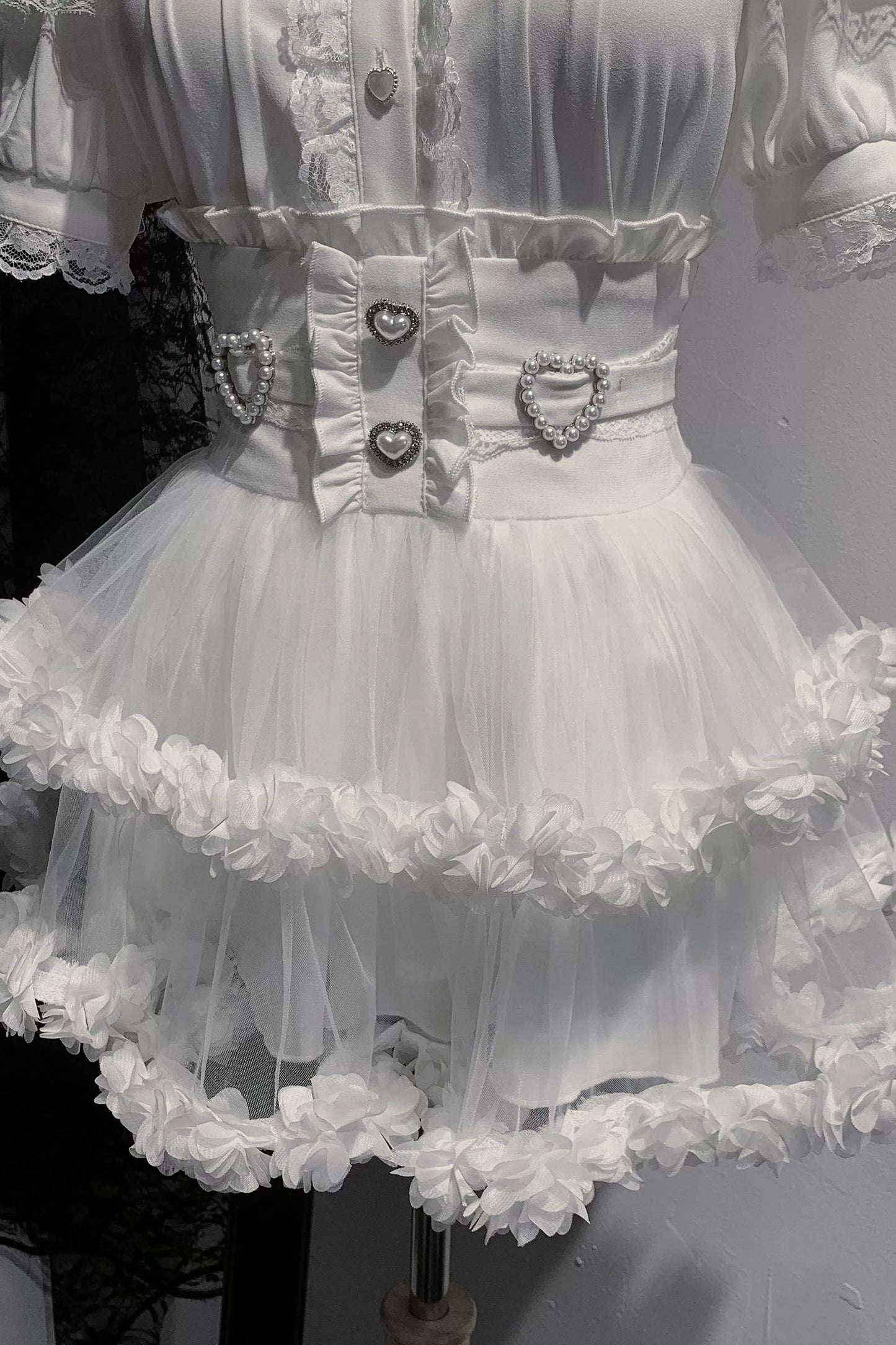 レースガーゼハウス地雷スカート