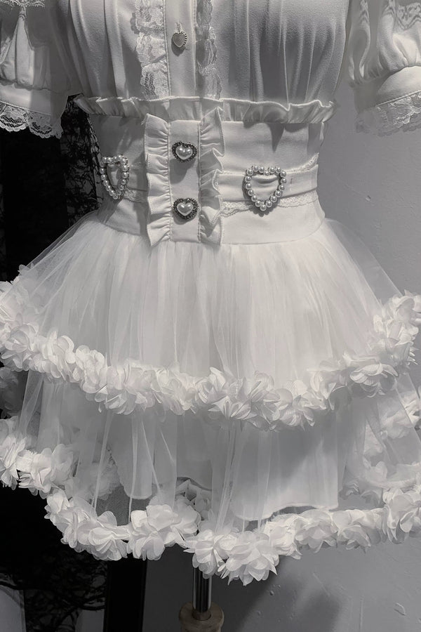 レースガーゼハウス地雷スカート