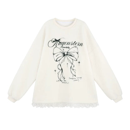 Ribbon Loose Lace Top