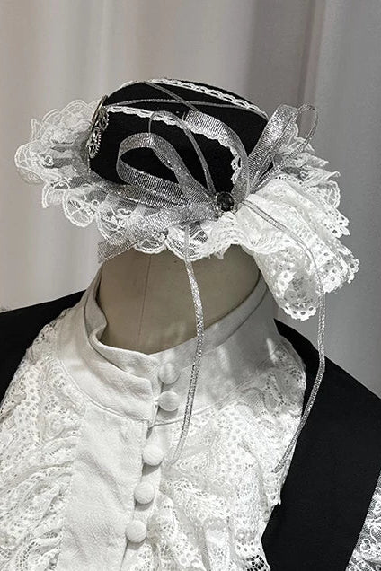[Reservierungsschluss 18. Juli] Prinz-Lolita-Steampunk-Spitzen-Minihut