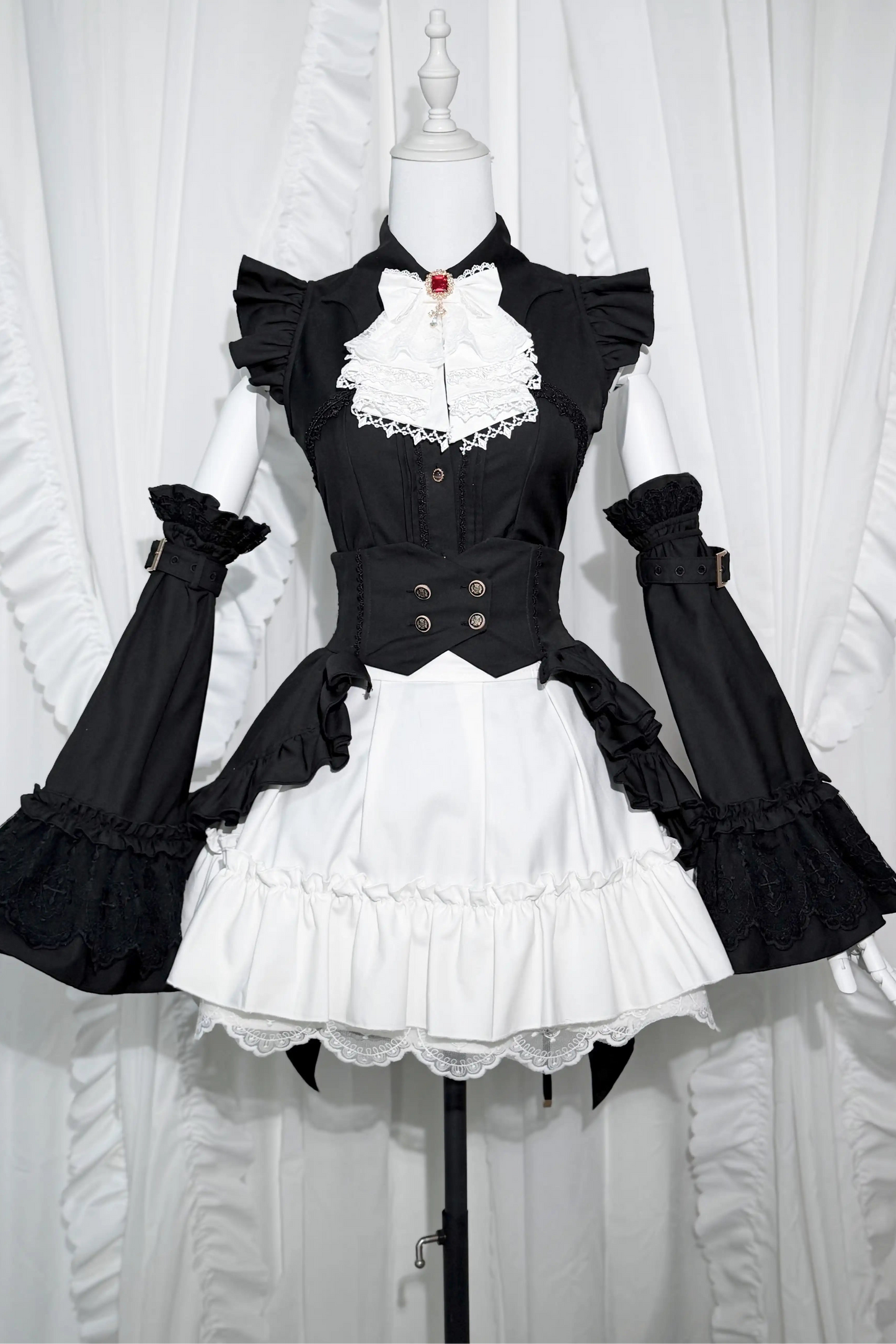 Ärmelloses Gothic-Oberteil