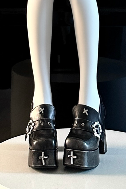 [Reservation deadline on October 5] Gothic Design Super High Heel Platform Shoes