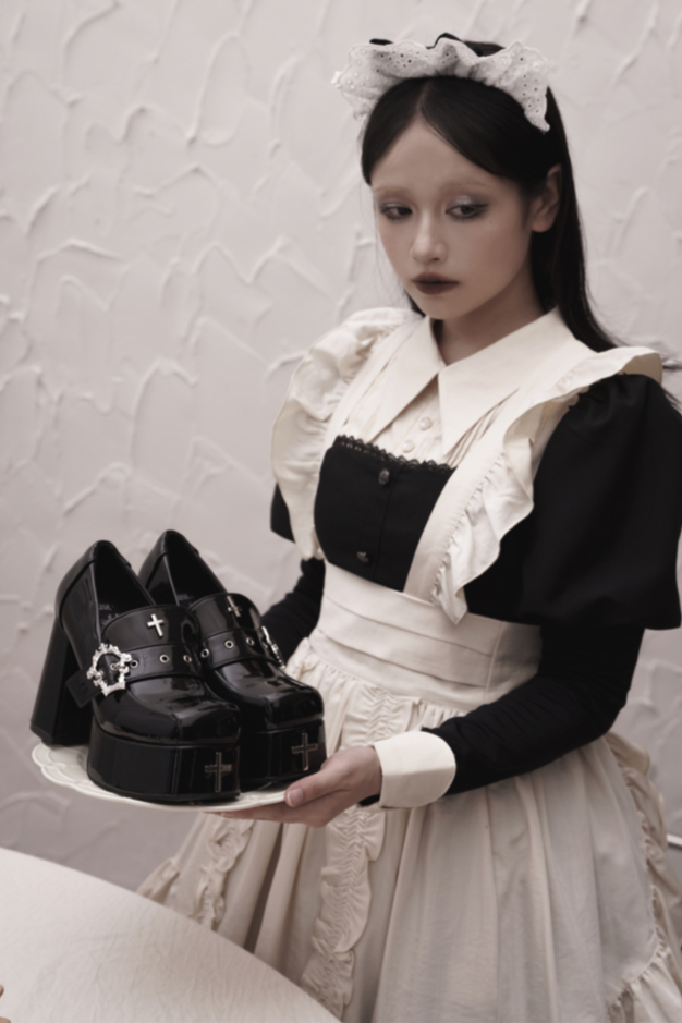 [Reservation deadline on October 5] Gothic Design Super High Heel Platform Shoes