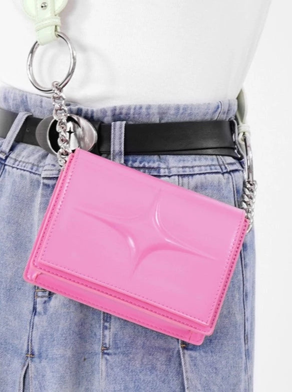 Diamond Square Chain Shoulder Mini Bag