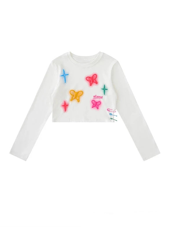 Star Print Dopamine Wear Short Long T