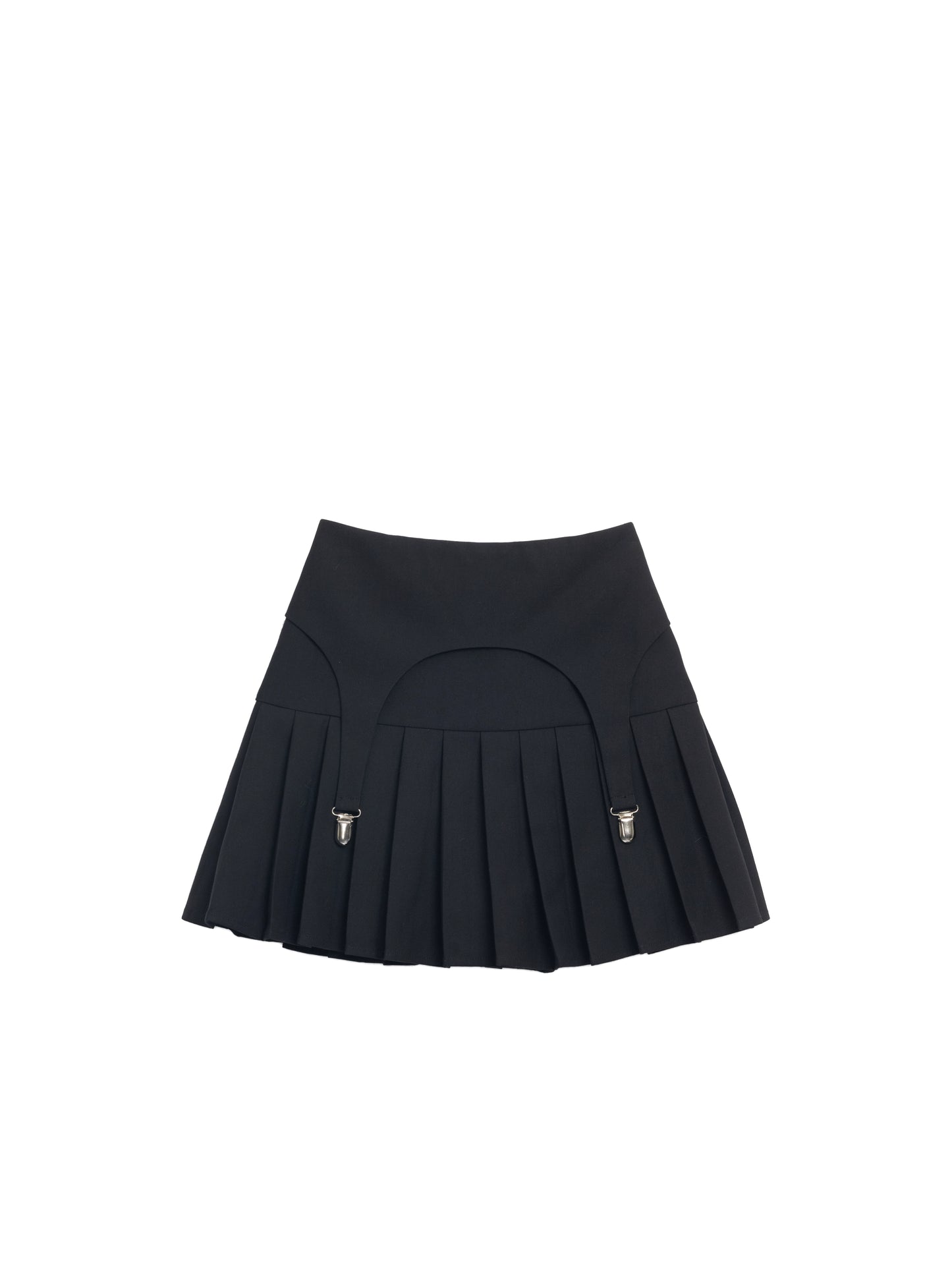 Butterfly Slim Short Jacket + Pleated Skirt