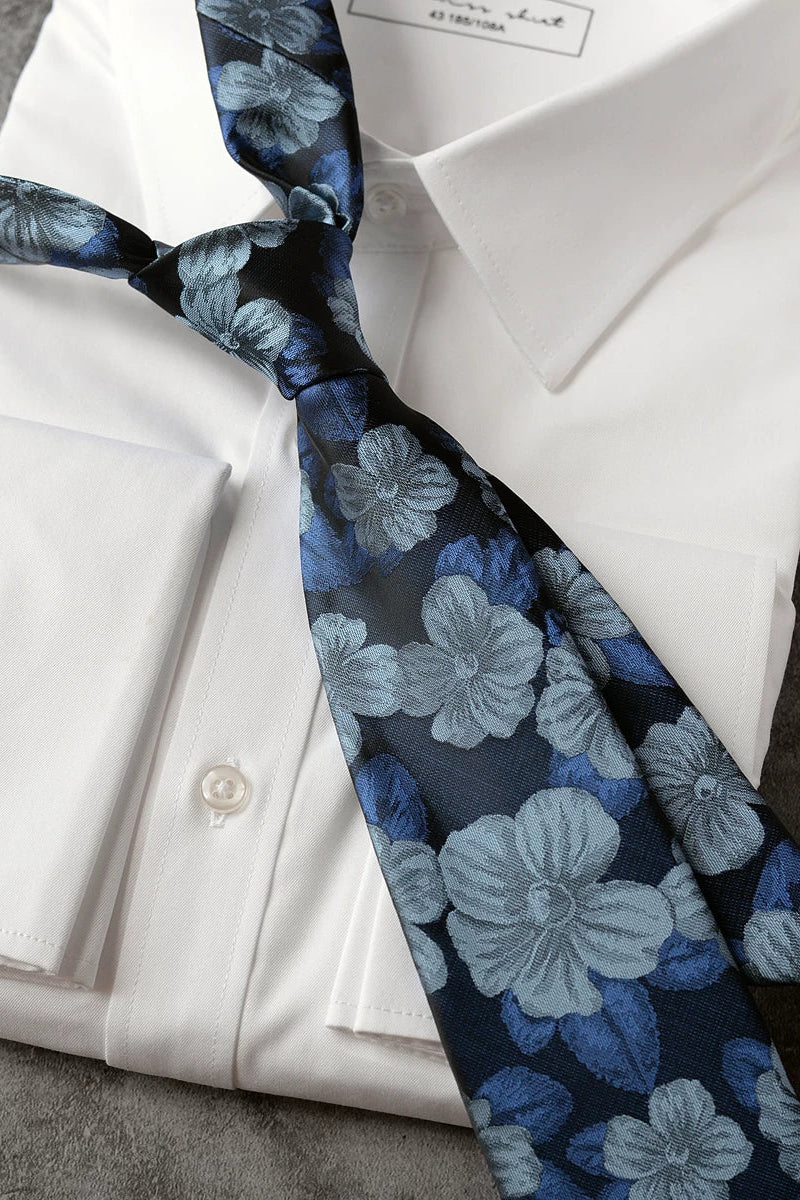 モードフローラルネクタイ
