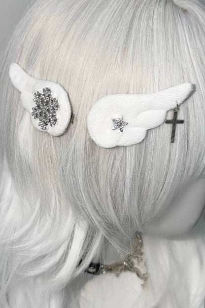 Snowflake Angel Wing Clip