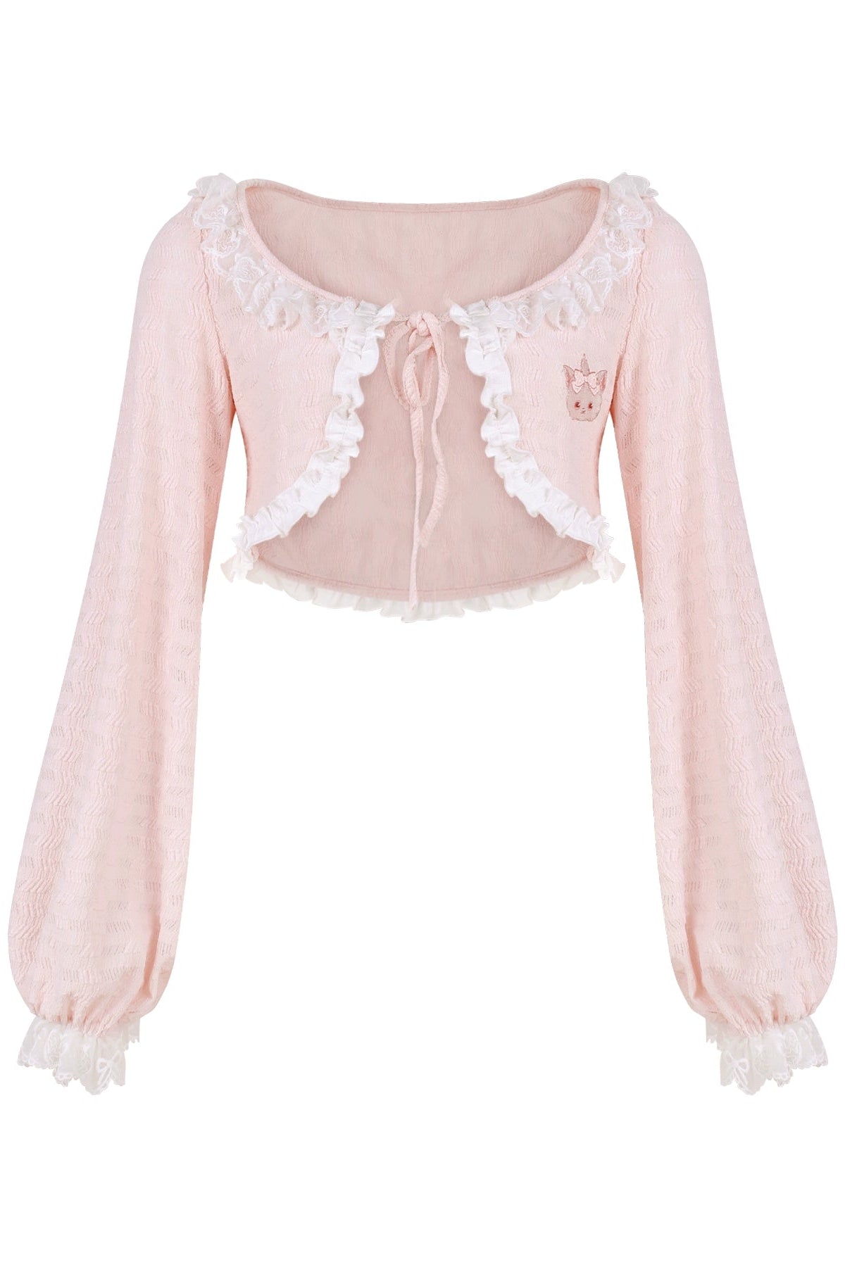 ガーリーリボンキャミソール+カーディガン+サスペンダースカート