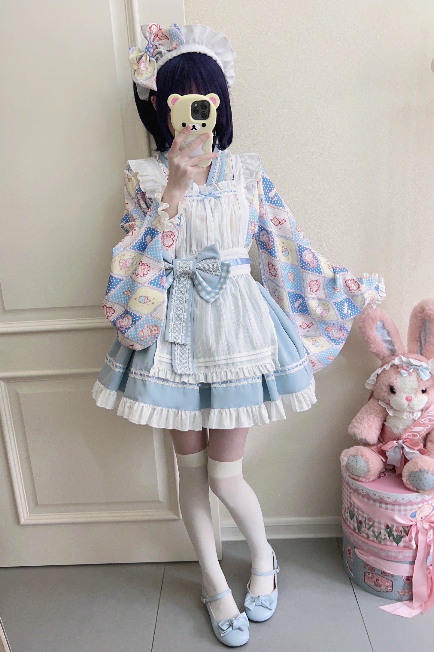Retro Maid Cafe Japanese Lolita Set