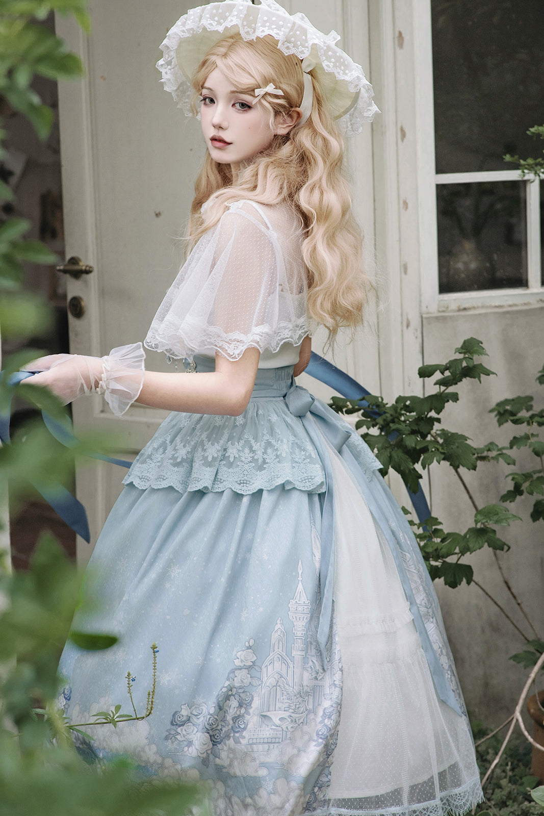 Elegant Princess Cape + Camisole + Skirt