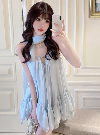 [Reservations] Girly Summer French Suspender Dress