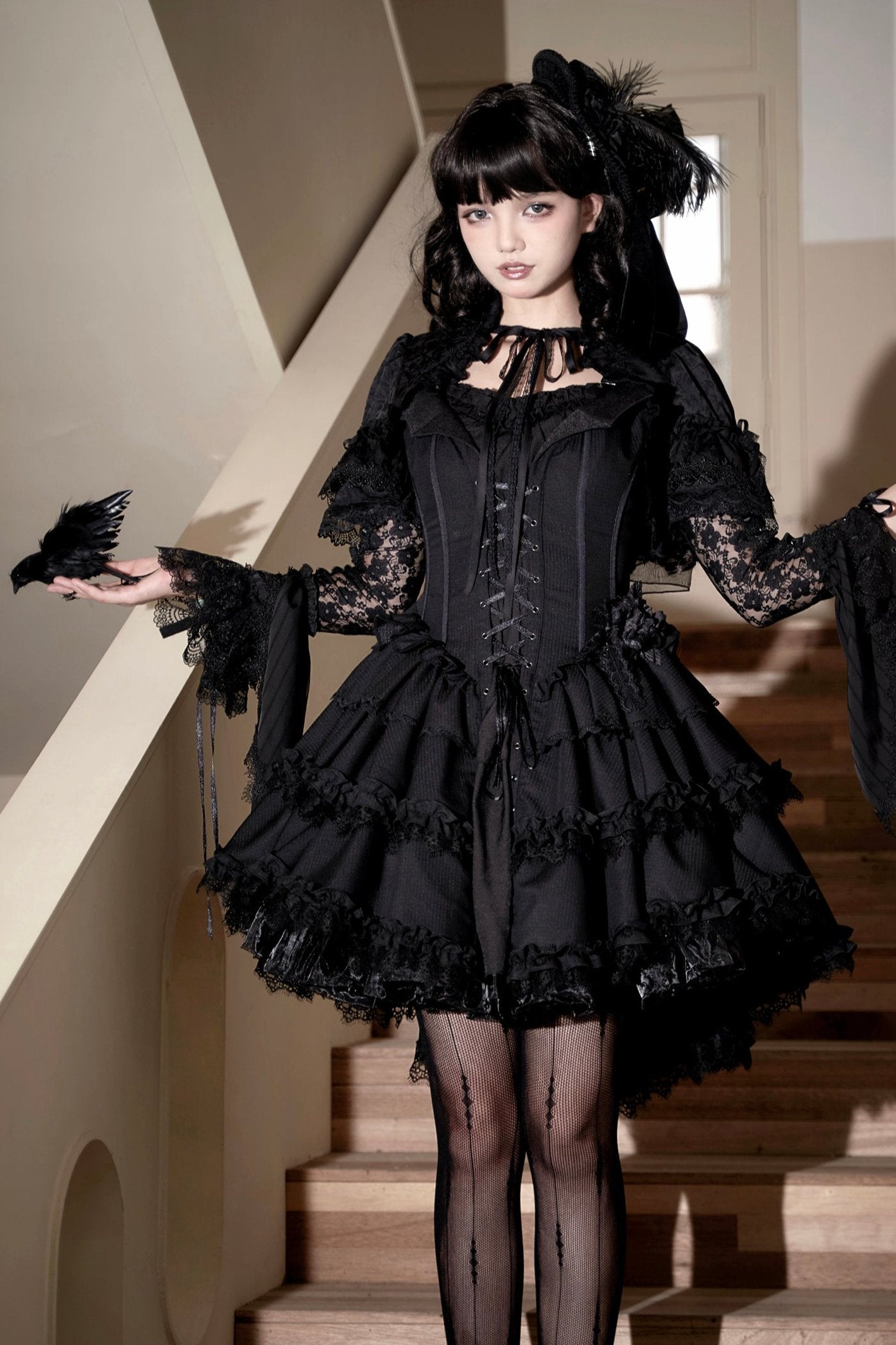 [October 6 Reservation Deadline] Liana Series Shawl Jacket + Little Bat Suspender Dress + Sleeve