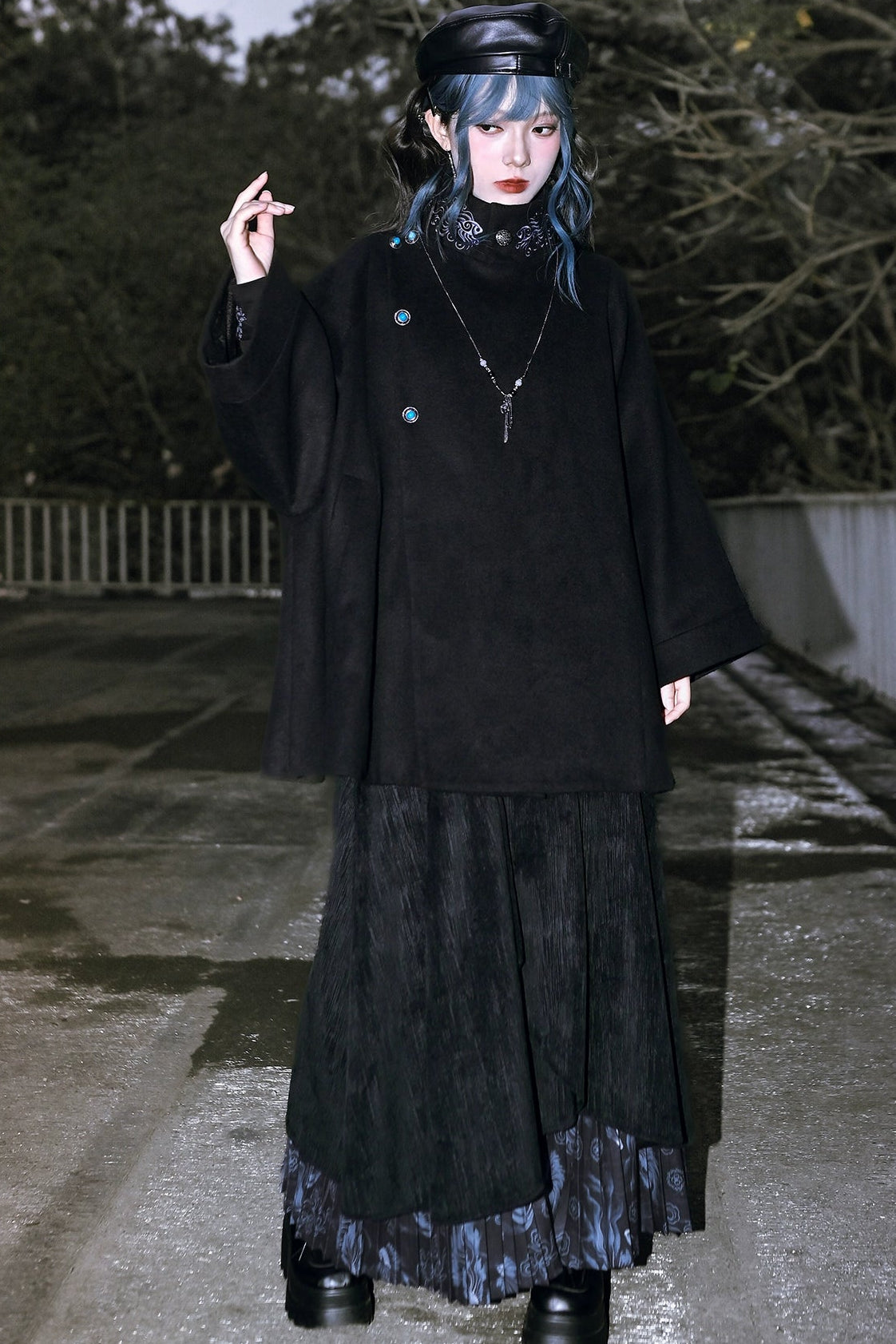 フローティングフィンドリームウールコート