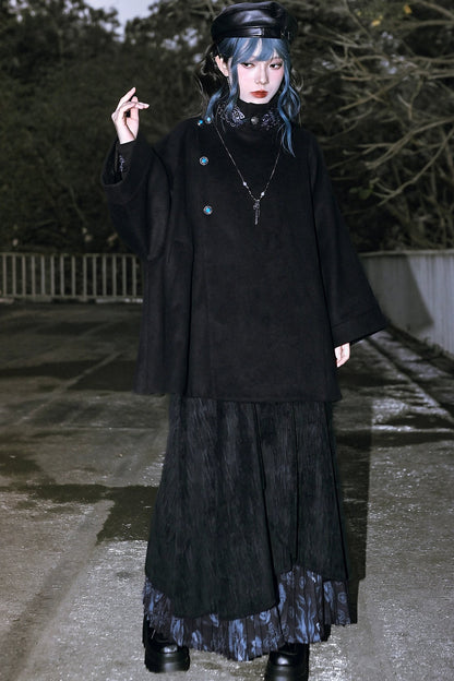 フローティングフィンドリームウールコート