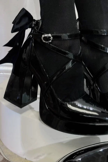 エレガントゴシックロリータヒール