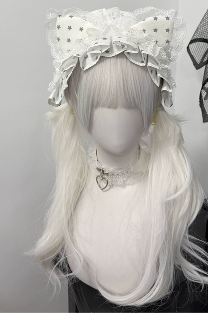 Cat Dot Lace Headband