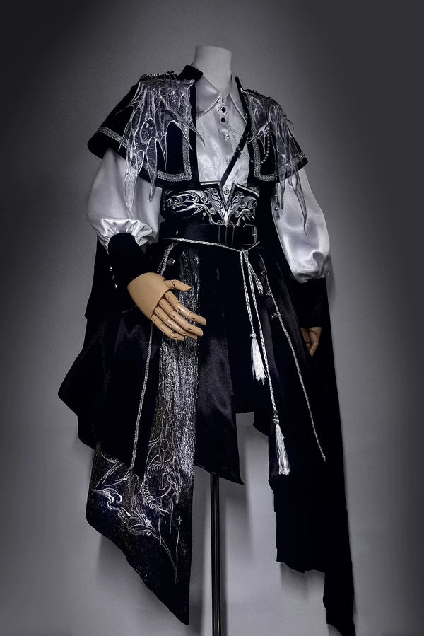 【予約商品】ダークファンタジーエンブロイダリーケープ＋シャツ＋コルセットトレーン＋パンツ/スカートコンプリートセット＋フルセット