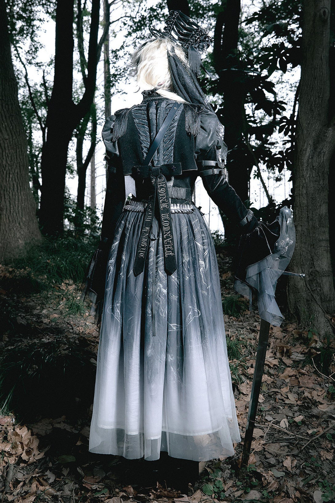 【6月8日予約締切】ファントムナイトミリタリーダークエポレットアーマークロップドジャケット