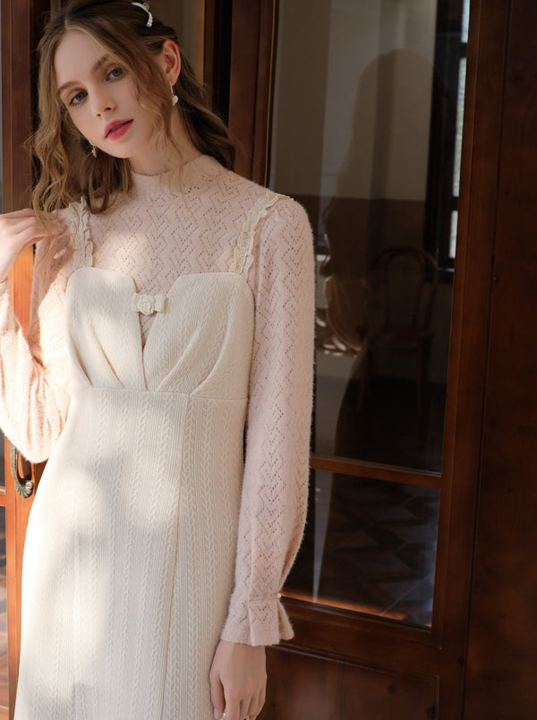 Half Neck Top + Mermaid Camisole Dress