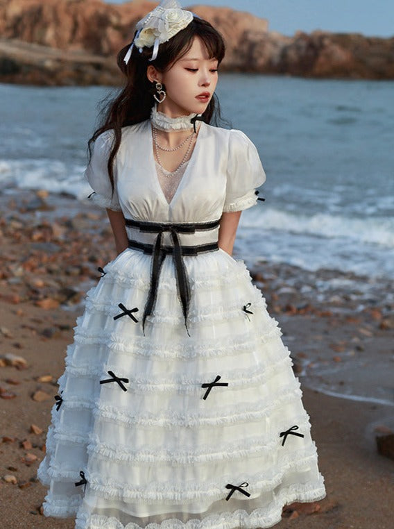 Elegant Kula Pleated Cake Lolita Dress