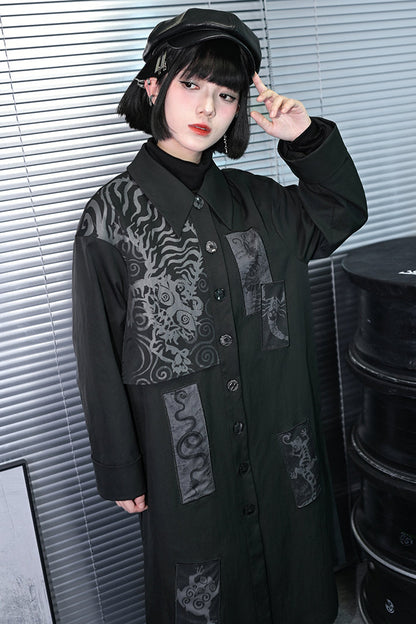 China Mode Long Trench Coat