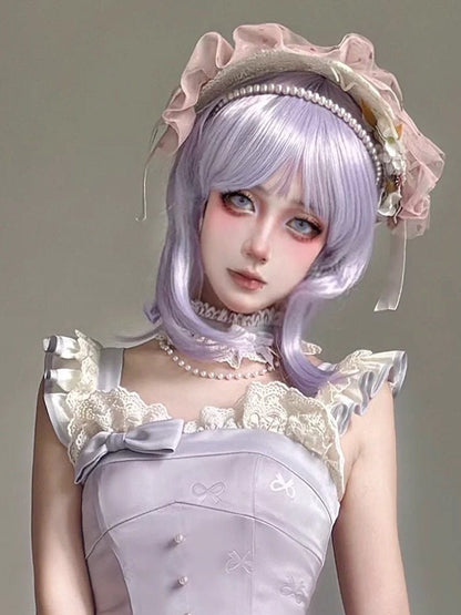 【1月29日予約締切】エレガントルージュロリータフリルリボンサスドレス＋チョーカー