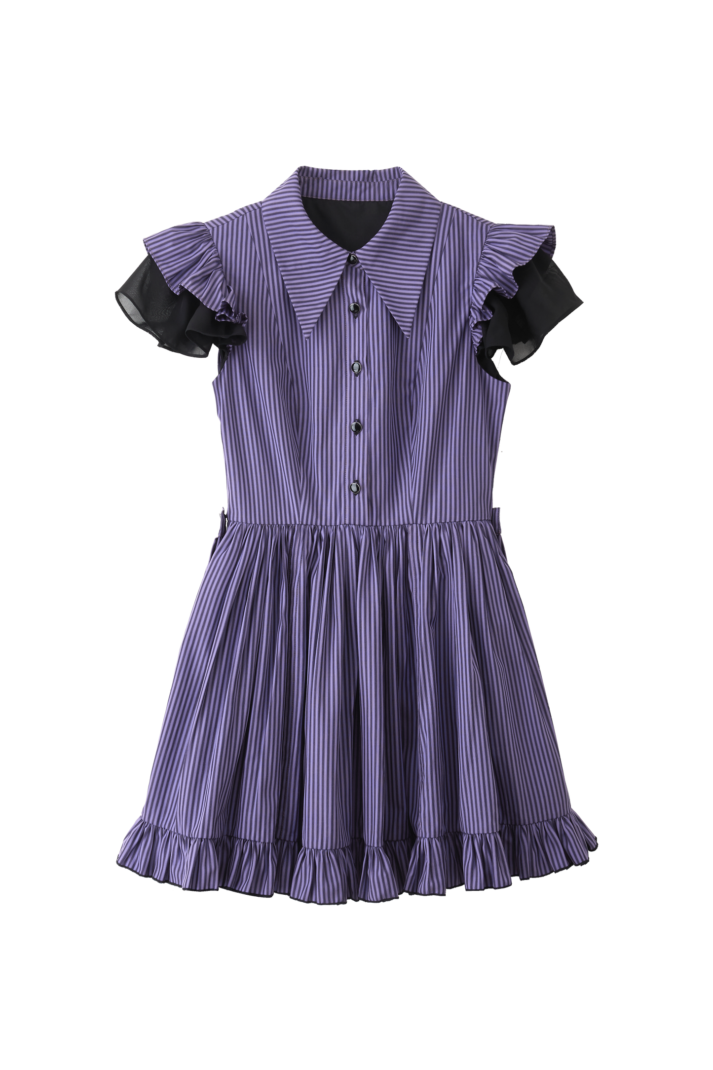 Striped Lolita Dress + Skirt + Collar